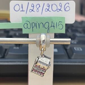 Pandora Typewriter dangle